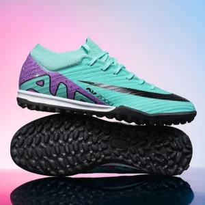 new men match sneakers football boots cleats mid top soccer shoes high quality hot selling non slip fg/tf futsal indoor